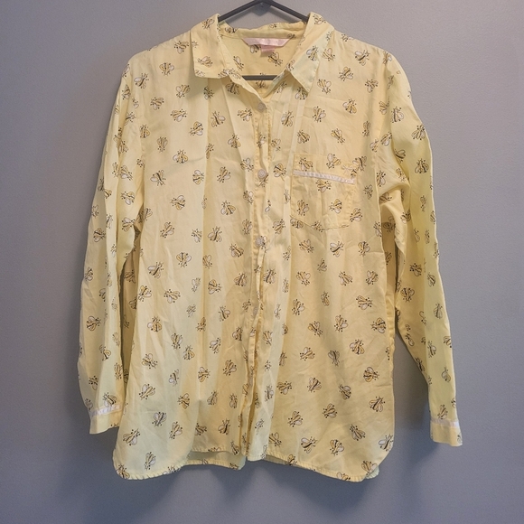 Victoria’s Secret Women’s Sleep Shirt Bundle Size Large Bee & Floral Print Print - Picture 2 of 11